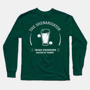 Green Shenanigator - Funny Shenanigans St. Patrick's Day Long Sleeve T-Shirt